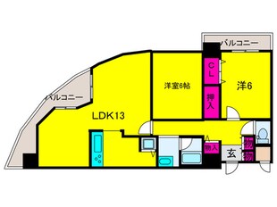 住之江フタバビルの物件間取画像